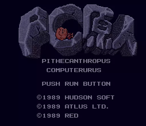 Image n° 1 - screenshots  : PC Genjin - Pithecanthropus Computerurus